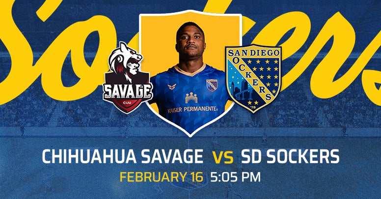 San Diego Sockers vs Chihuahua Savage