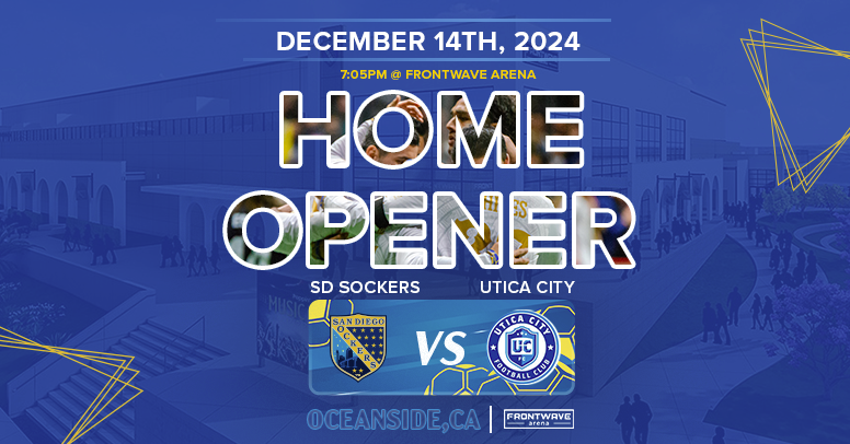 Homeopener: San Diego Sockers vs Utica City FC 