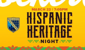 More Info for San Diego Sockers Hispanic Heritage Night