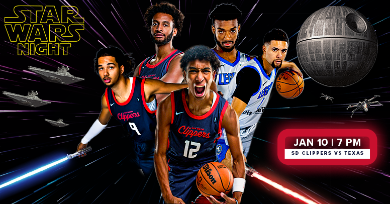 SD Clippers Star Wars Night