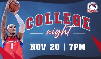 More Info for SD Clippers College Night