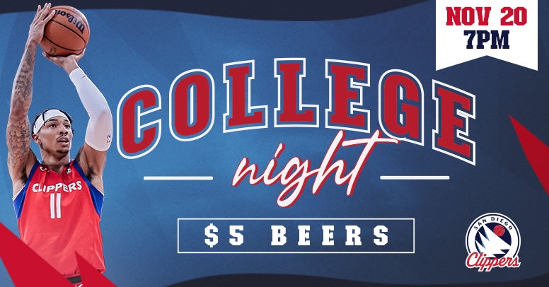 SD Clippers College Night