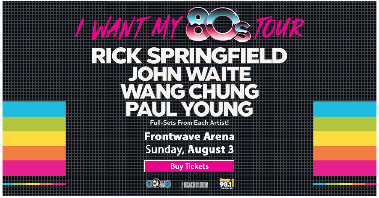 Rick Springfield: I Want My 80s Tour